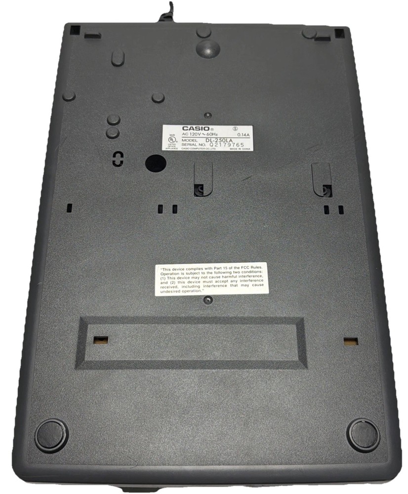 Casio DL-250LA Heavy Duty Printing Calculator Adding Machine Tested