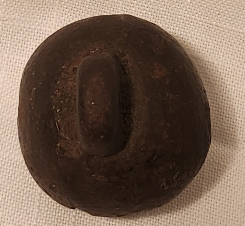 Antique Solid Cast Iron Measuring Weight 1lb 2.3oz