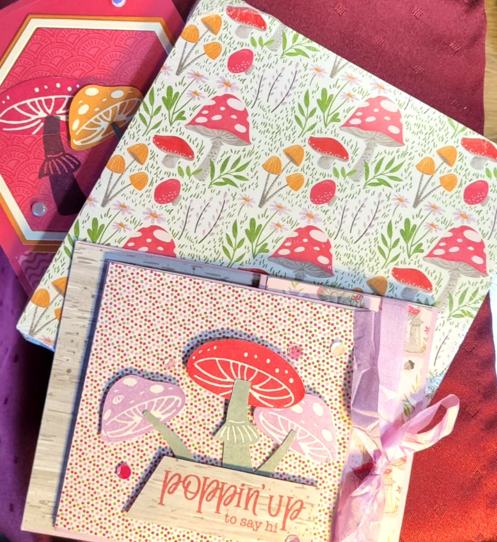 Stampin' Up! TOADSTOOL GARDENS 6" x 6" designer series paper 48 double-sided