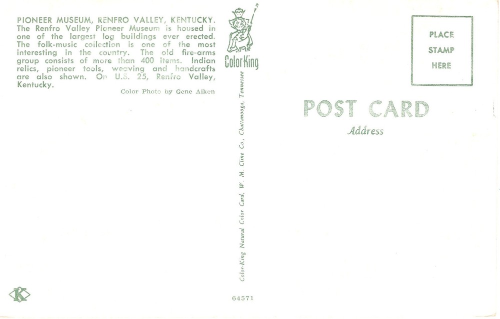 PIONEE MUSEUM, RENFRO VALLEY, KY - PC4615