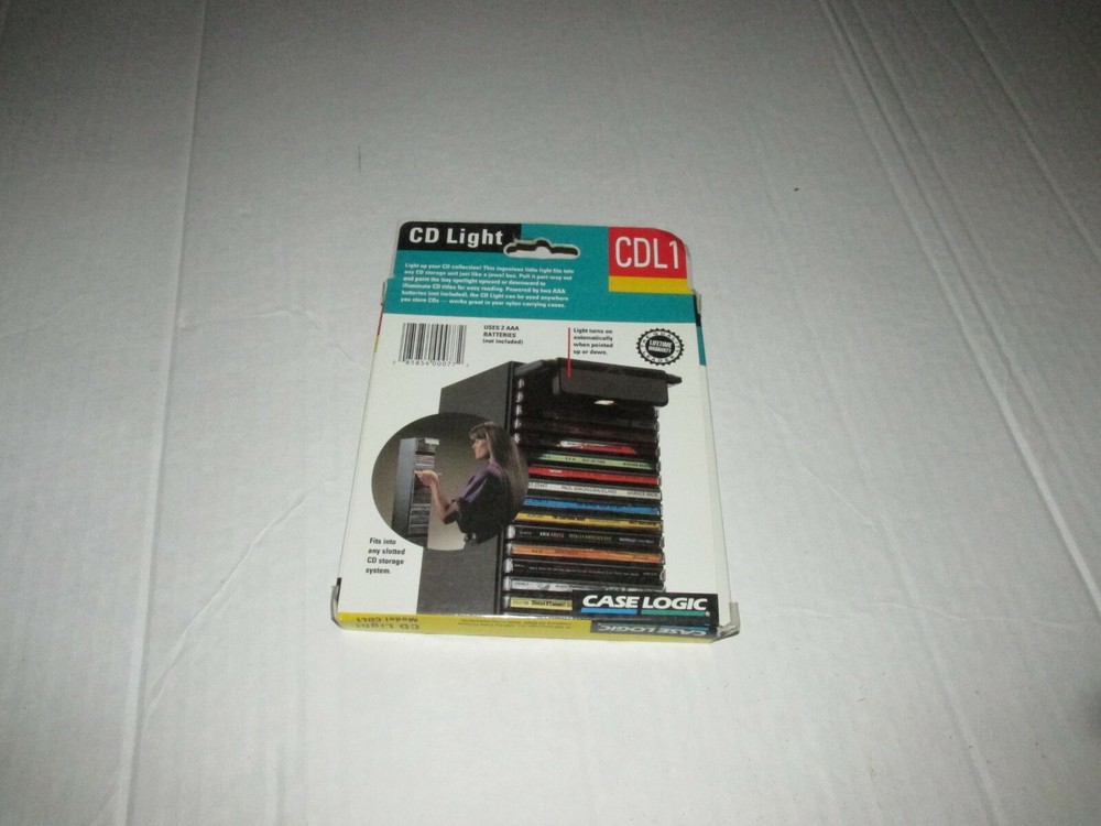 Case Logic CD Light CDL1 Storage Illumination Music Media Collection