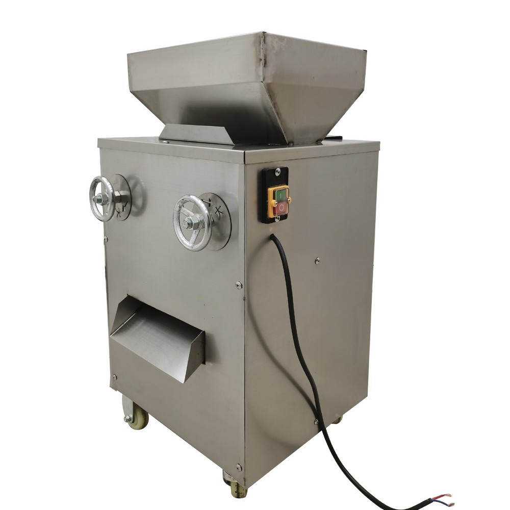 Commercial S/S Double Roller Crusher Machine for Oily Materials Continuous Feed