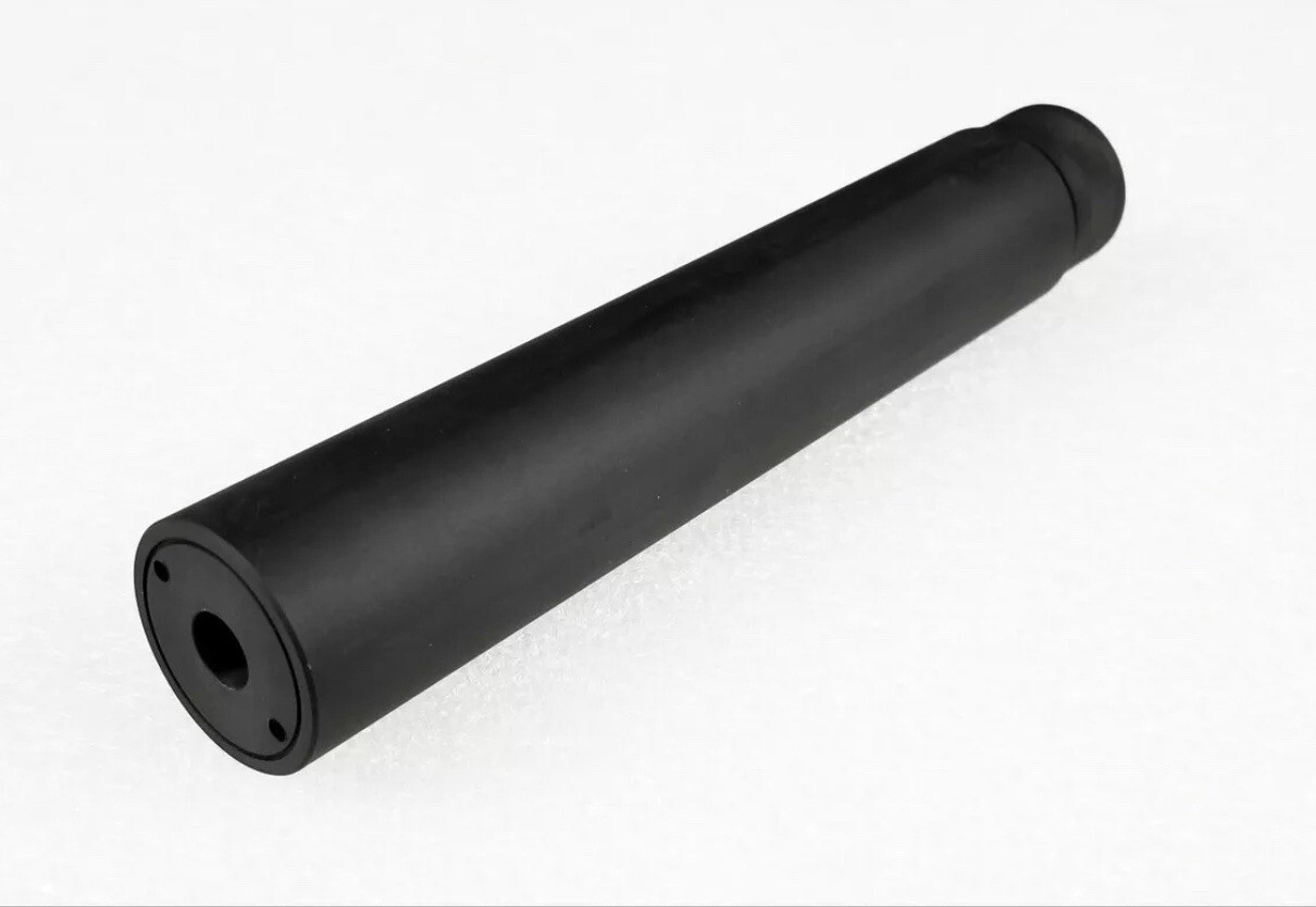 6061 T6 Hard Anodized Aluminum 1/2x28 TPI Barrel Extension Tube Muzzle Brake