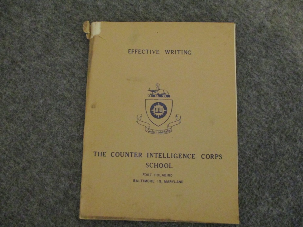 USAF KOREAN WAR LOT-3 GROUND OBSERVERS GUIDE+COUNTER INTELLIGENCE SCHOOL WRITING