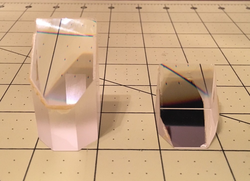 Olympus / Spectra Tech - Nicolet / Raman Microscope Eyepiece Prisms - Laser - #1