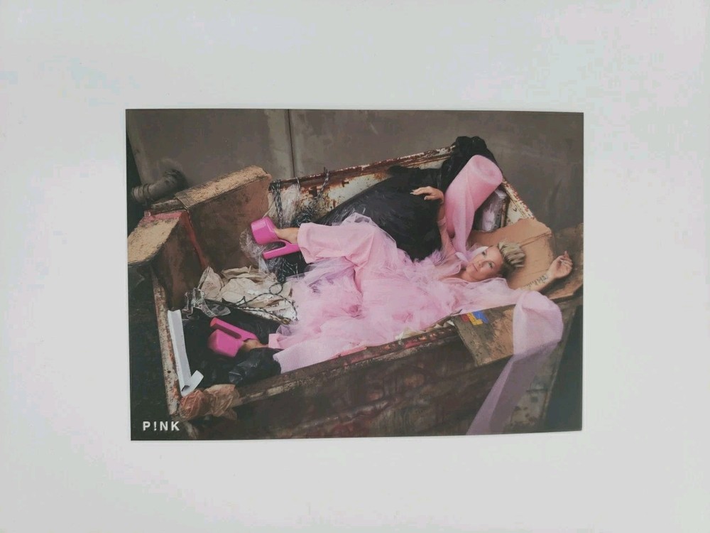 Pink Trustfall VIP Merch Memorabilia Limited Edition Postcards