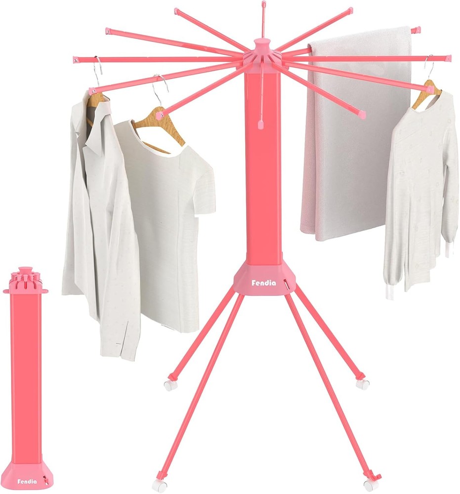Clothes Drying Rack ​Foldable & ​Collapsible Drying Racks with 4-Leg Octopus