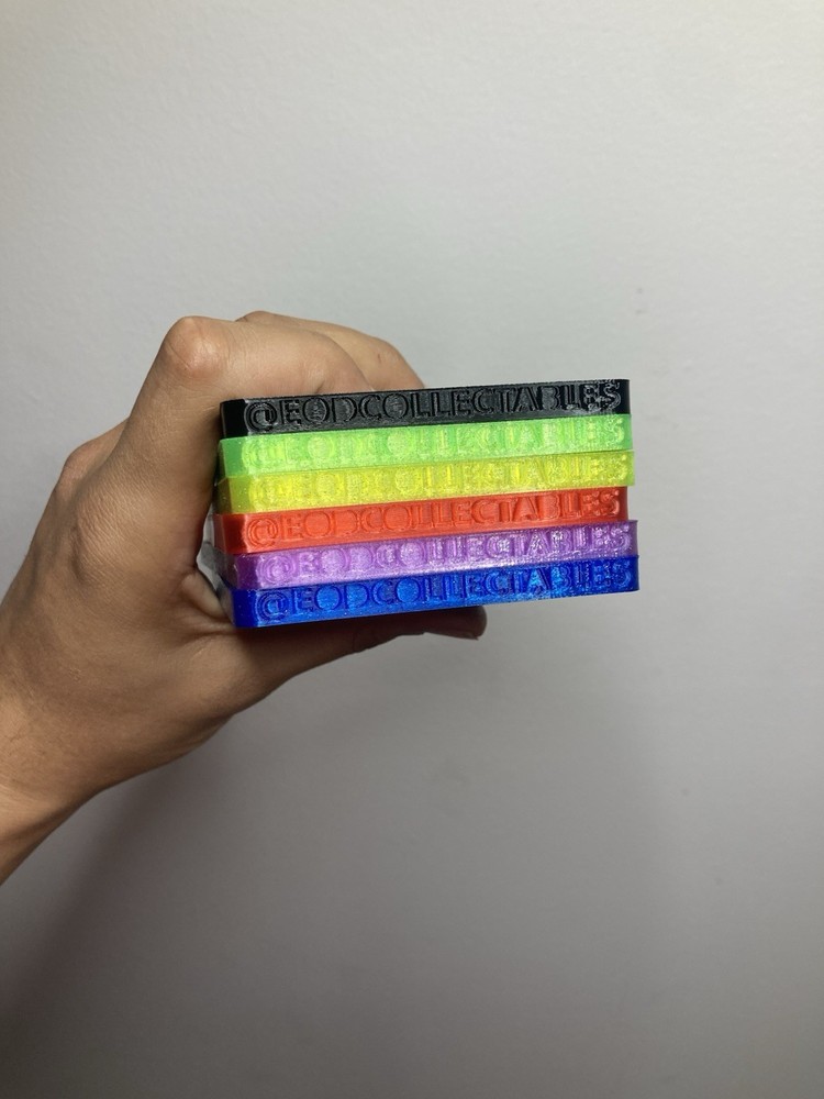 x6 PSA Graded Guard Holder Protector 3d Printed Soft Durable Multicolor Pack