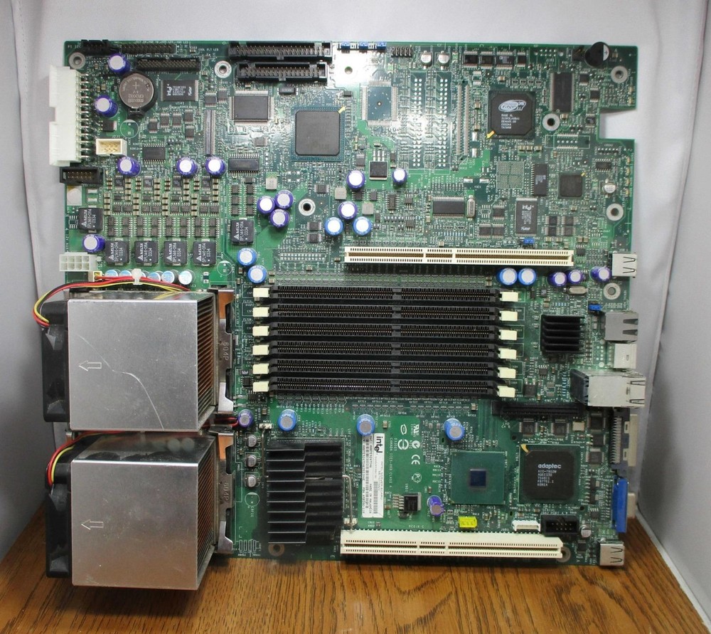 Intel SE7501WV2 Server Motherboard with Dual Xeon Processors Included (untested)
