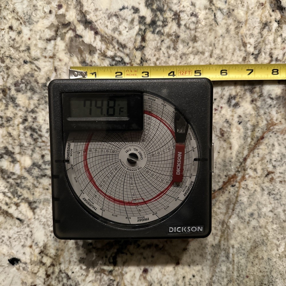 Dickson SL4100 4 In Diameter Circular Chart Recorder FAST SHIPPING