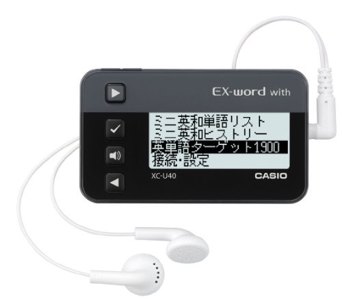 Casio digital word book Data Plus 6 with a high school student model XC-U40BK b