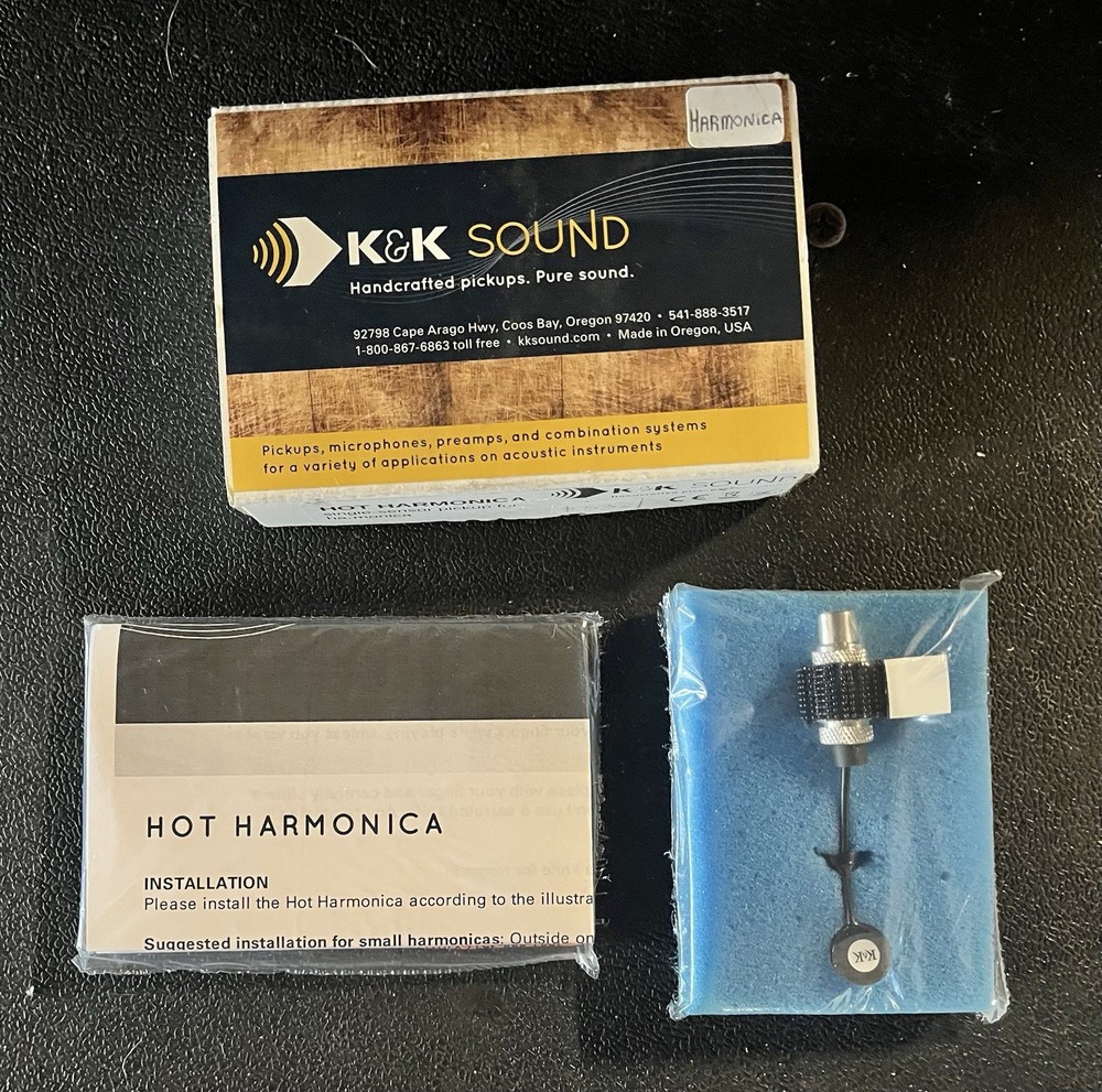 K&K Sound Hot Harmonica Single Sensor Pickup for Harmonica