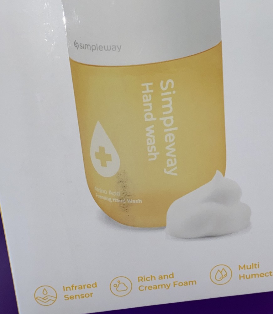 SIMPLEWAY 300ml Touchless Motion Sensor Automatic Foaming Soap Dispenser Kit