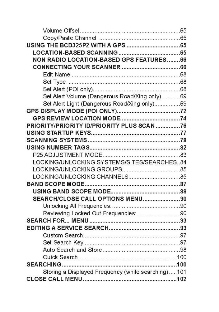 Uniden BCD325P2 Instructions Operating Manual User Guide Coil Bound