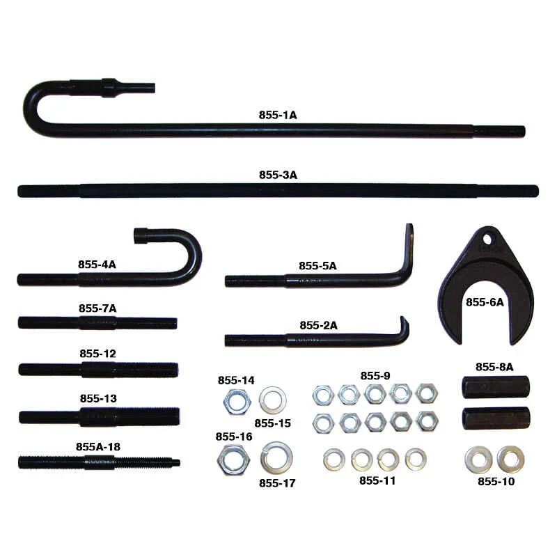 LTI by Milton@ Texas Twister Pneumatic Slider Hammer Pulling Kit - 34 Pieces