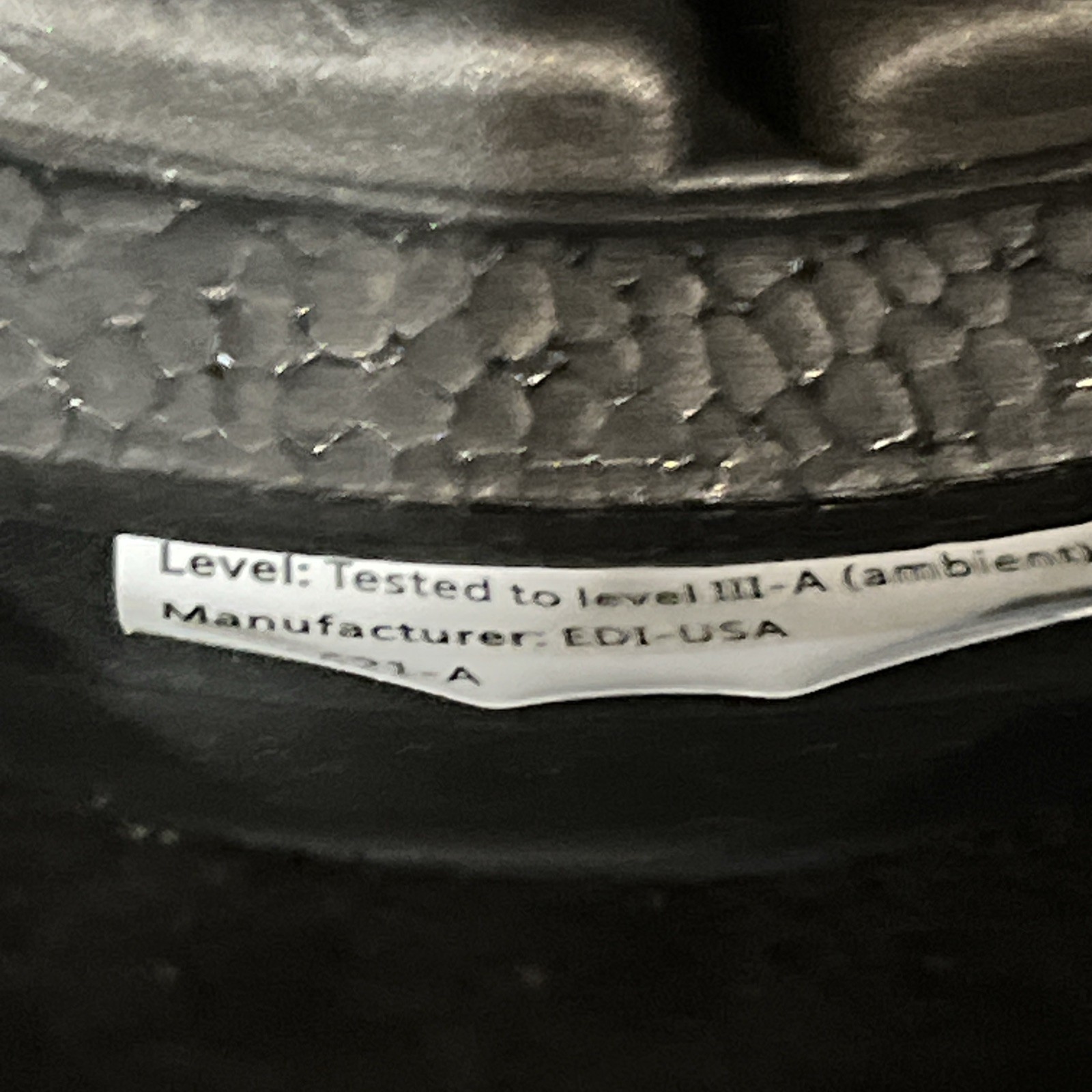 EDI High-Cut Tactical Ballistic w/ Rails (Level IIIA) MEDIUM