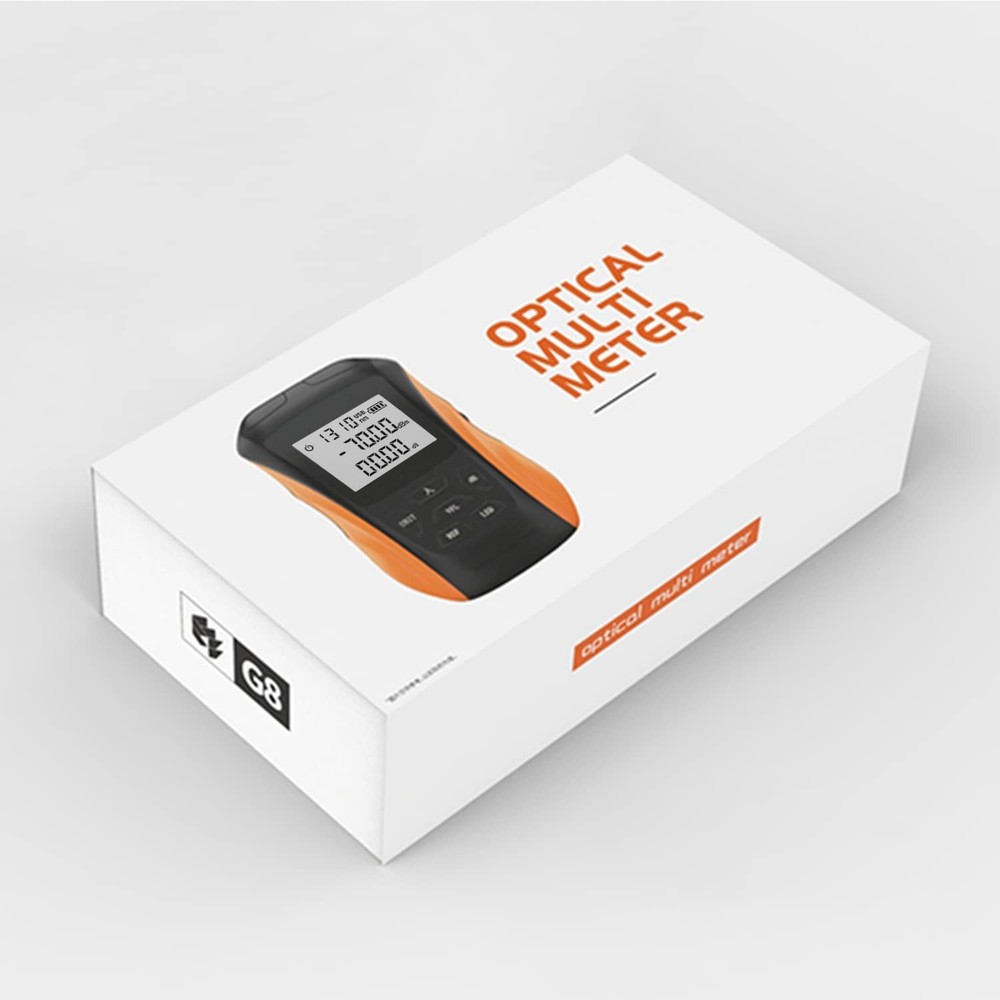 Battery-Powered Optical Power Meter with LED Flashlight - Smart Testing Tool