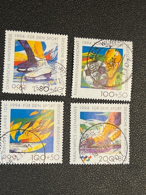 Germany stamp B758-761 used