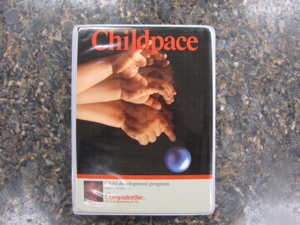 Vintage Computerose Childpace Child Development Tandy Color Computer 5.25" Disk