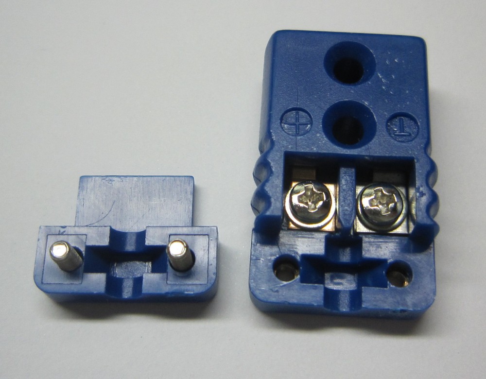 Miniature Mini T-Type Thermocouple Connector Plug Female for Wire Sensor Probe