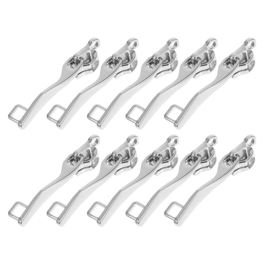 5 Pairs Zip Fasteners for Bags Removable and Replaceable Zipper Pull