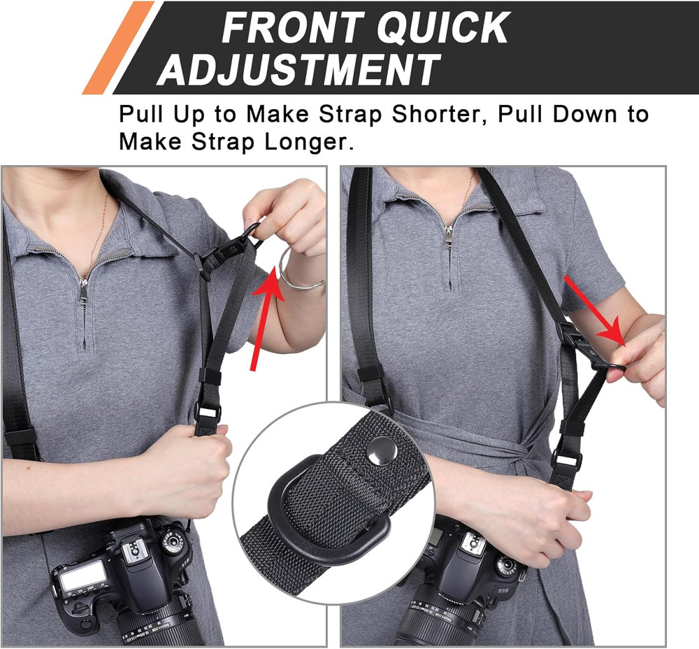 Camera Neck Shoulder Strap Quick Release Adjustable DSLR Binocular Strap