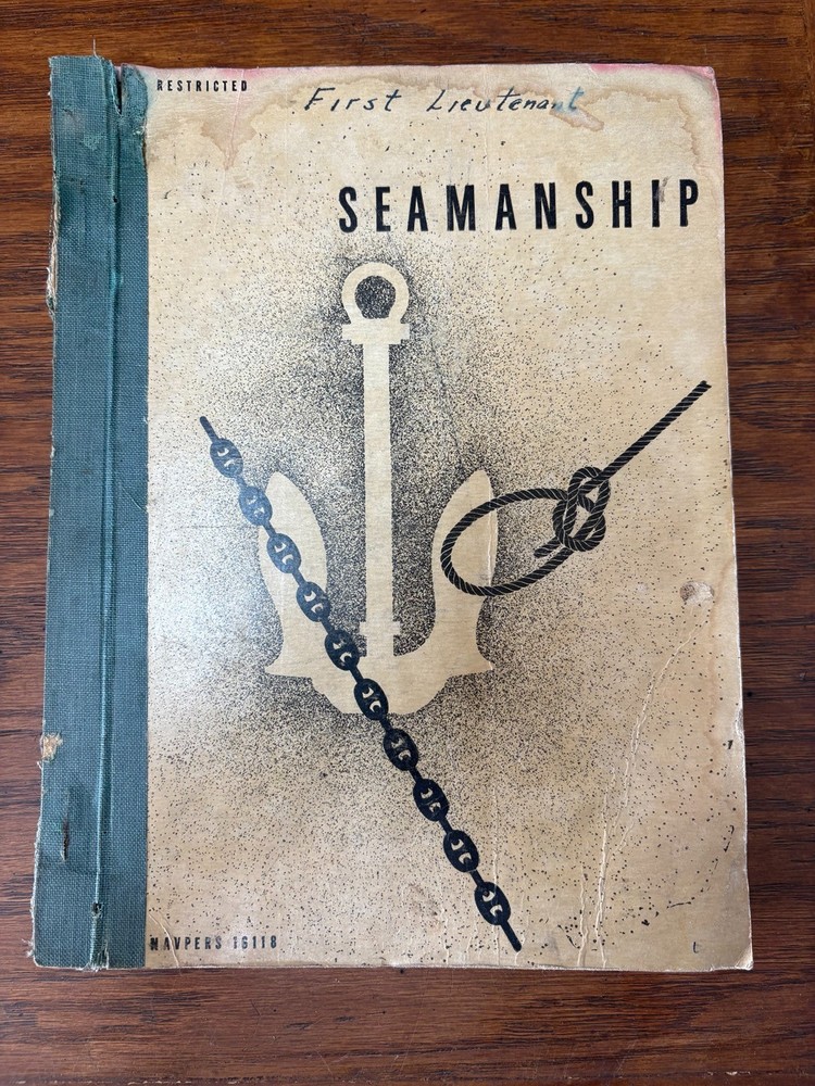 WWII Navy Ship Recognition Training Set - Named Lt Accotelli + 1943 Manuals