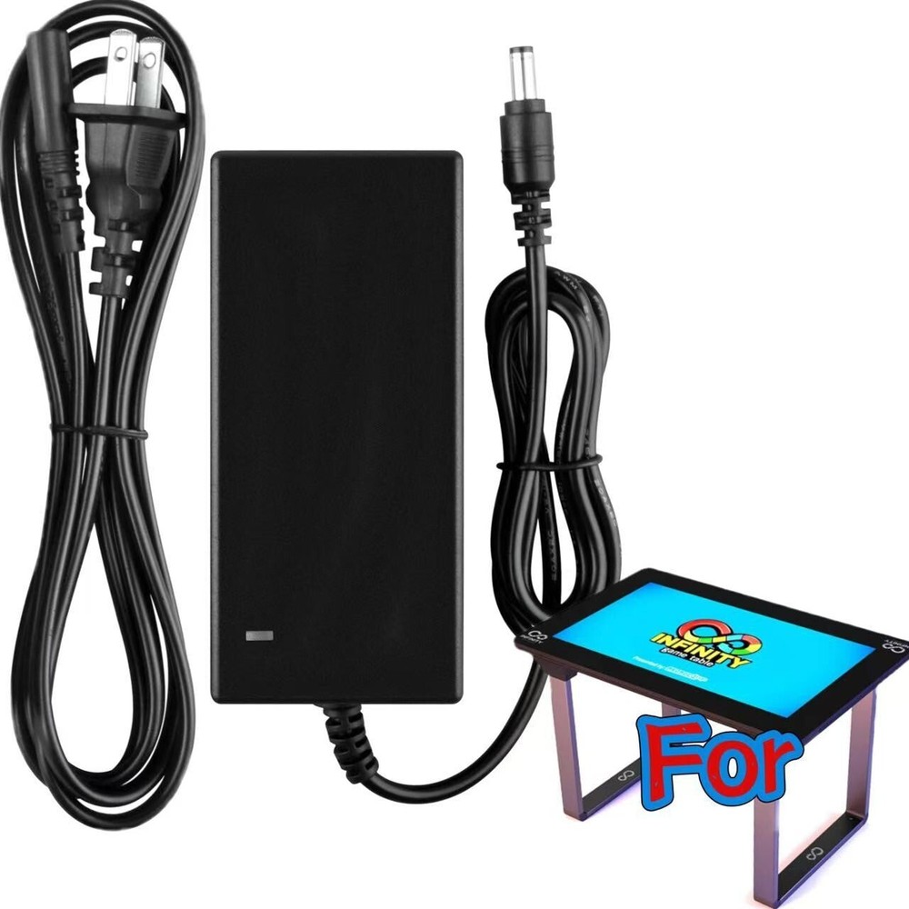 12V AC Adapter For Arcade 1Up 32" Screen Infinity Game Table