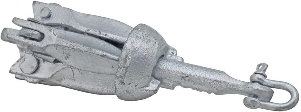 BoatTector 1.5 lbs Galvanized Folding Grapnel Anchor - Lightweight & Reliable