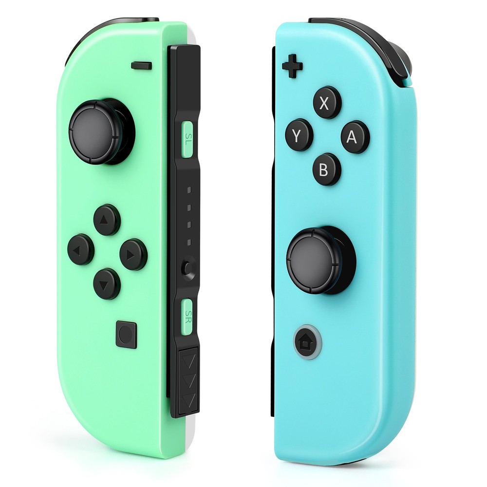 Controller Left&Right Wireless Gamepad 1Pair New Animal Crossing Splatoon Black