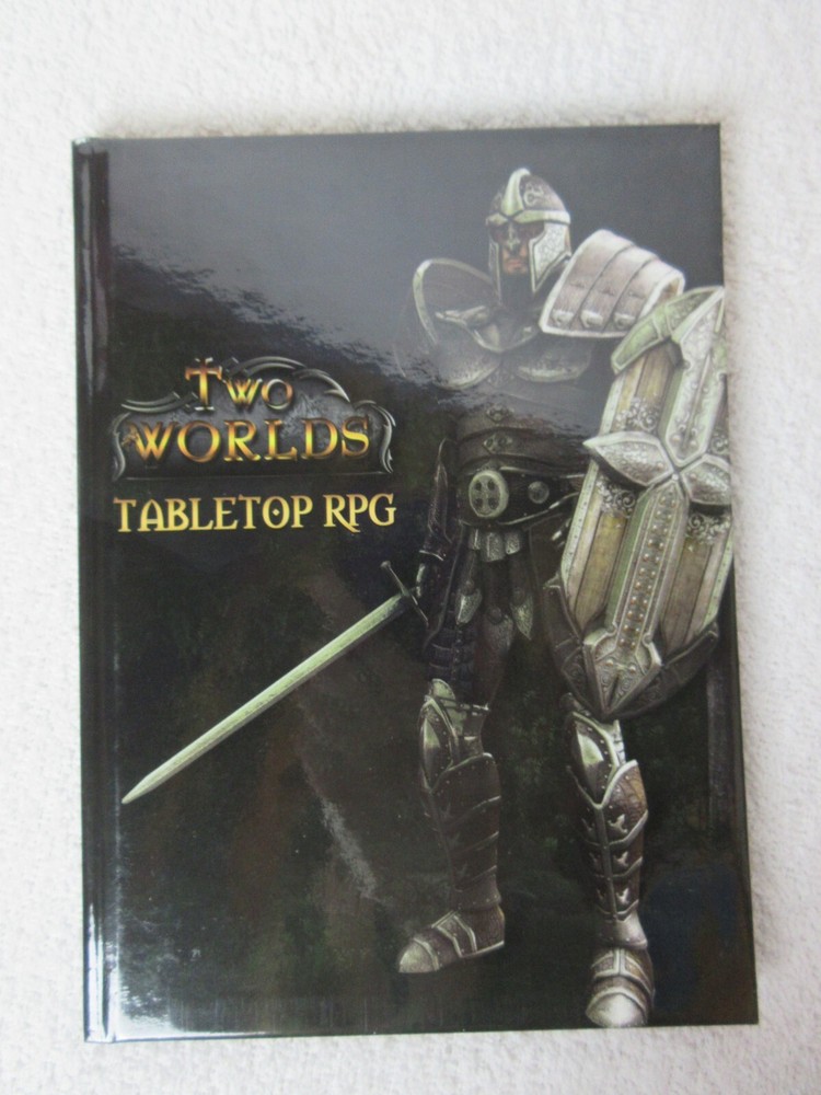 Two Worlds Tabletop RPG 2 Disk Collectors Edition With Book *Game Disk Missing