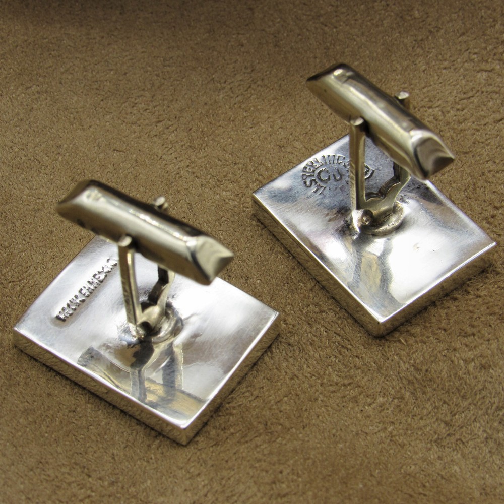 Sterling Silver and Abalone Cuff Links from Mexico