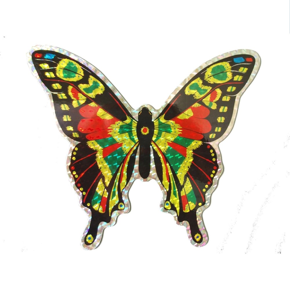 Vibrant Multi-Colored Butterfly Door Screen Saver - Easy Installation & Style