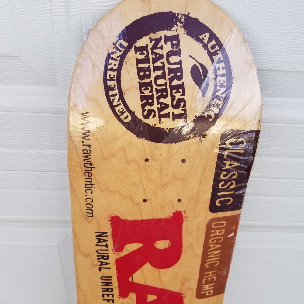 Raw Rolling Papers Skateboard Deck Still in the Plastic NEW