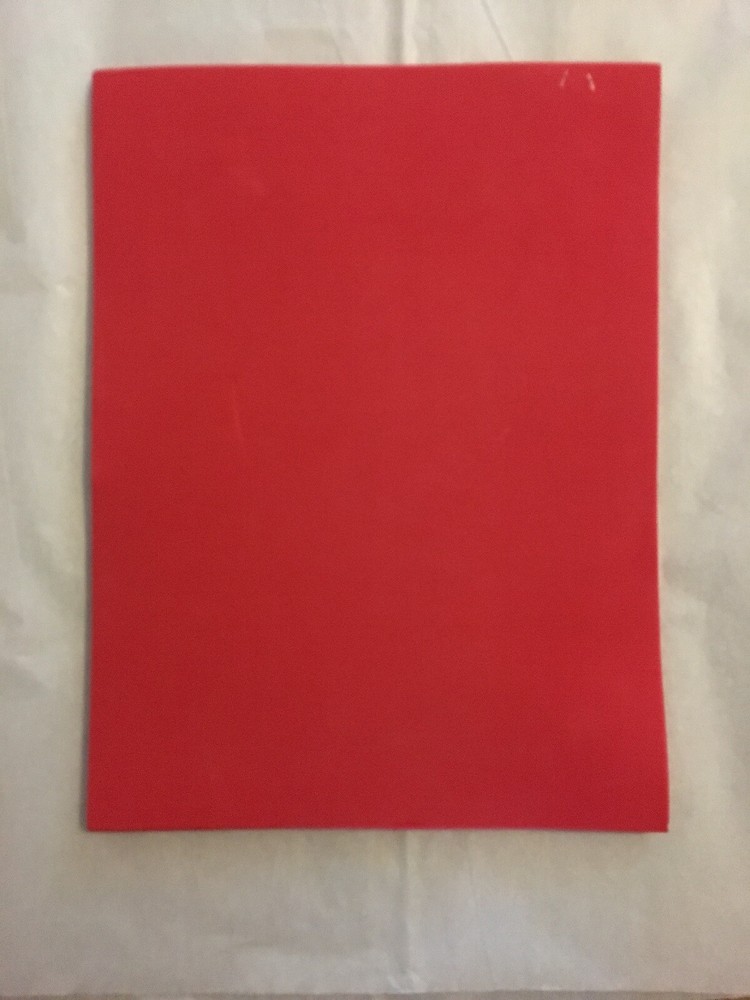 Darice Foamies Red, 5 Count, 9” x 12”, 2mm