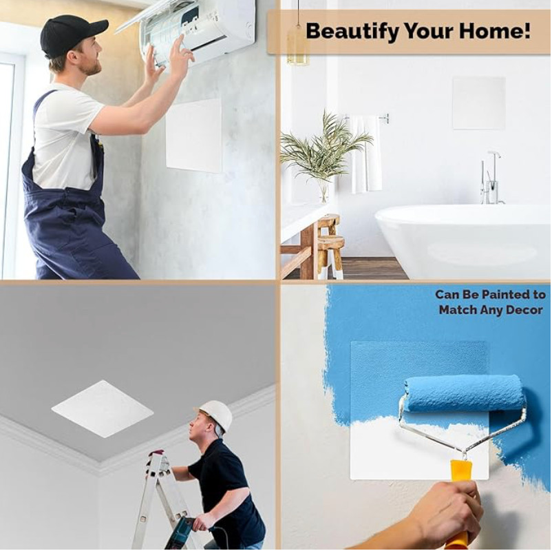 4 Pack Morvat Spring Access Panel 12x12in for Ceiling & Drywall, Heavy-Duty