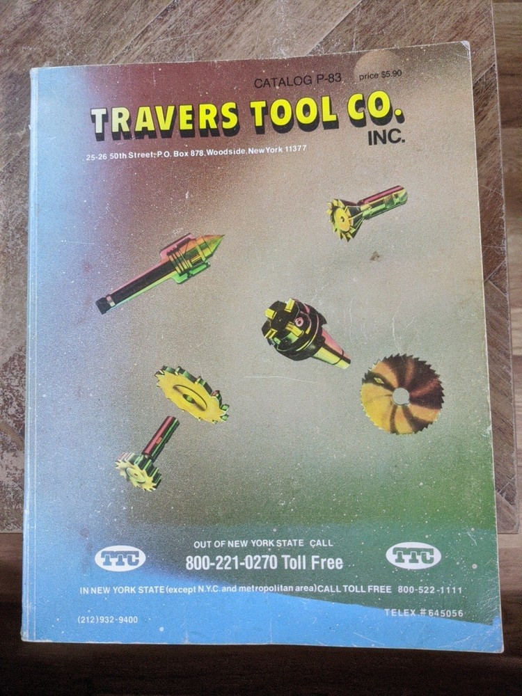 TRAVERS TOOL CO CATALOG NUMBER