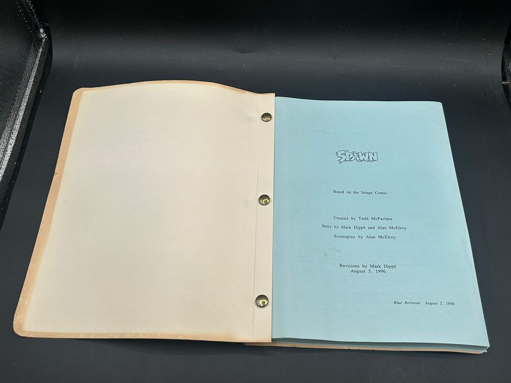 1996 Spawn Movie Script All Original Todd Mcfarlane