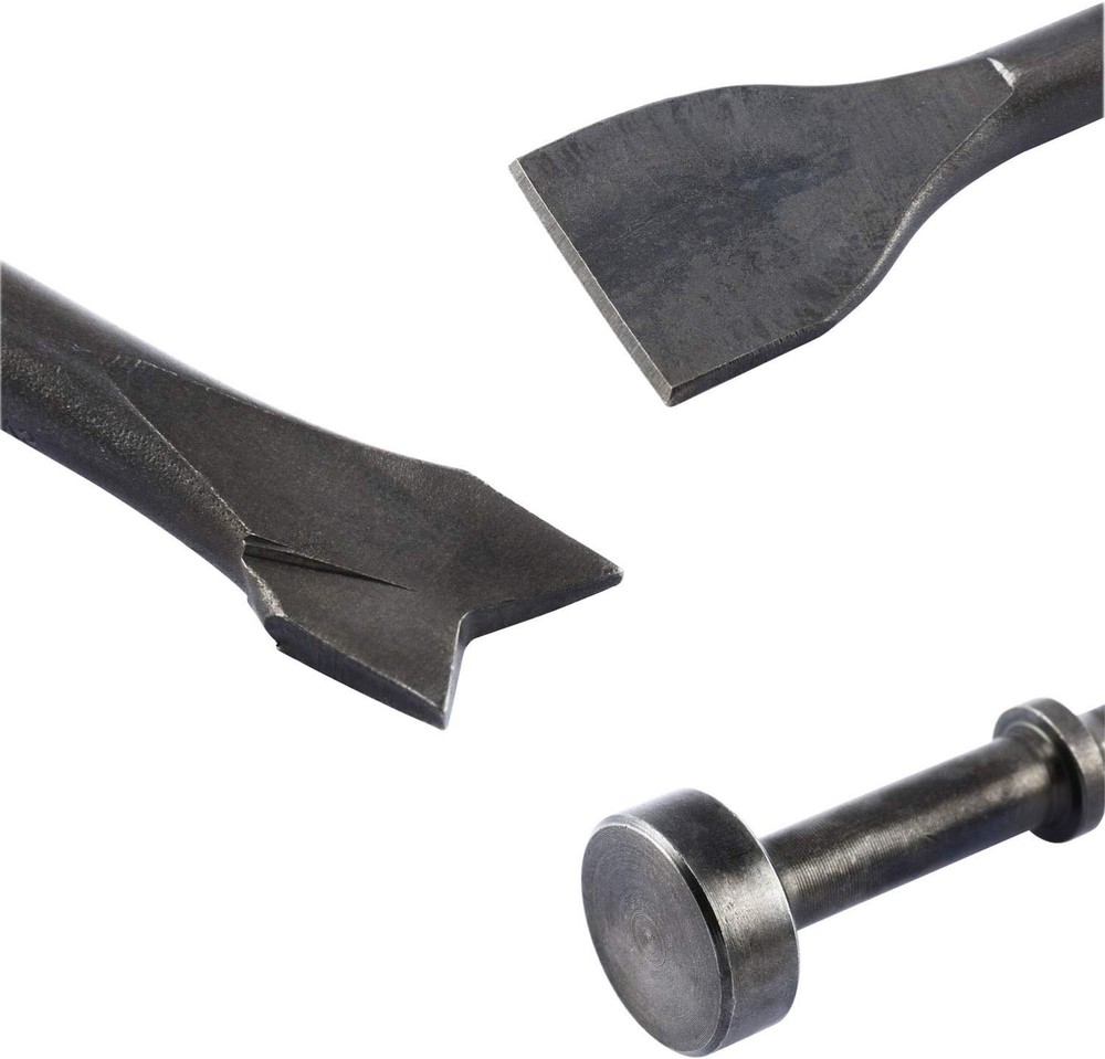 Pneumatic Chisel Set 9pcs Air Hammer Punch Chipping Bits Tool