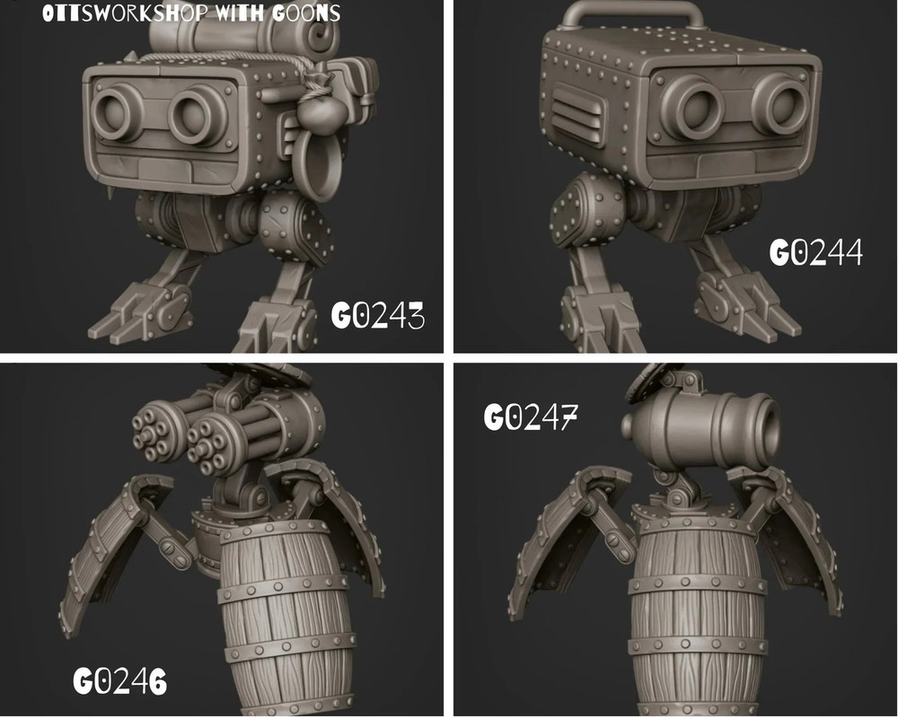 Robot Familiar Miniature