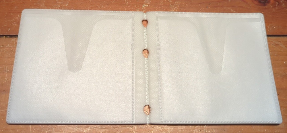 CD/DVD Double Sided Wallet Refill Plastic Sleeve Insert for Storage Binder