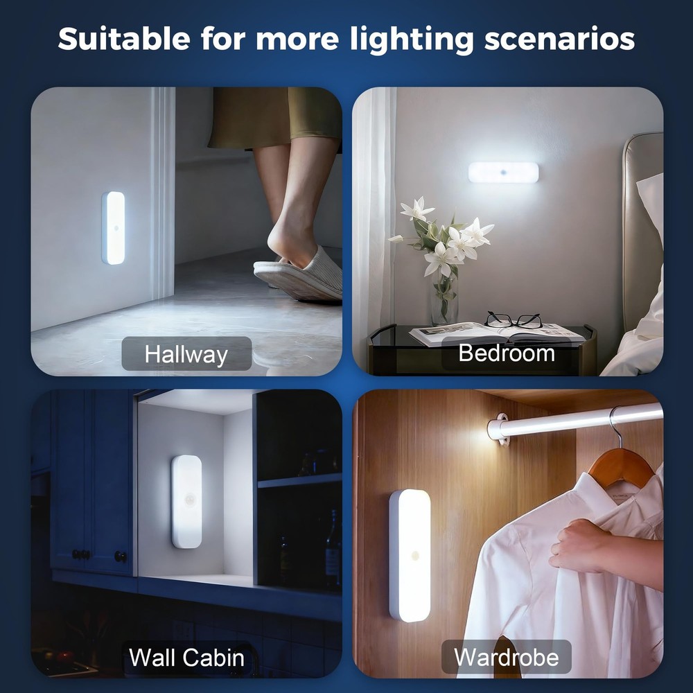 Rechargeable Mailbox Light, Wireless Motion Sensor Mailbox Lights, Magnetic L...