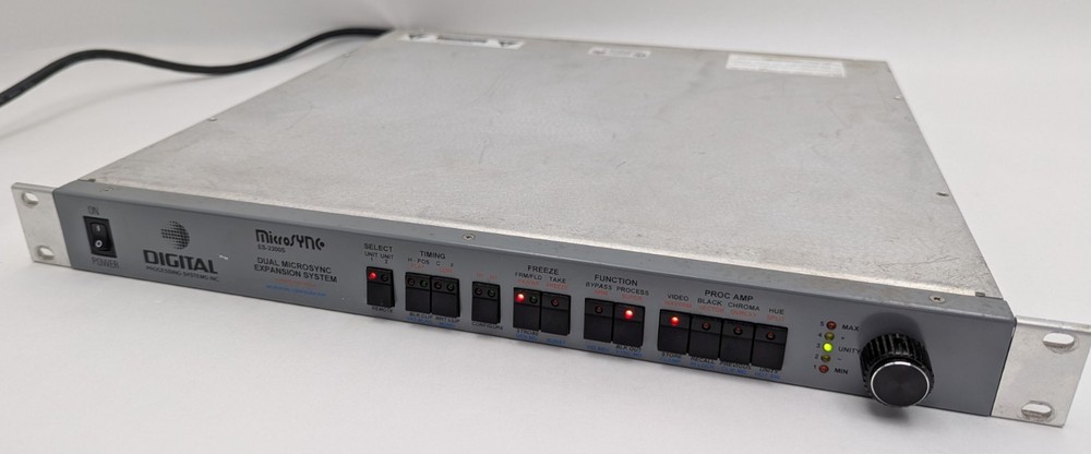 DPS ES-2200S Dual Microsync Expansion System TBC Time Base Corrector *AS-IS READ