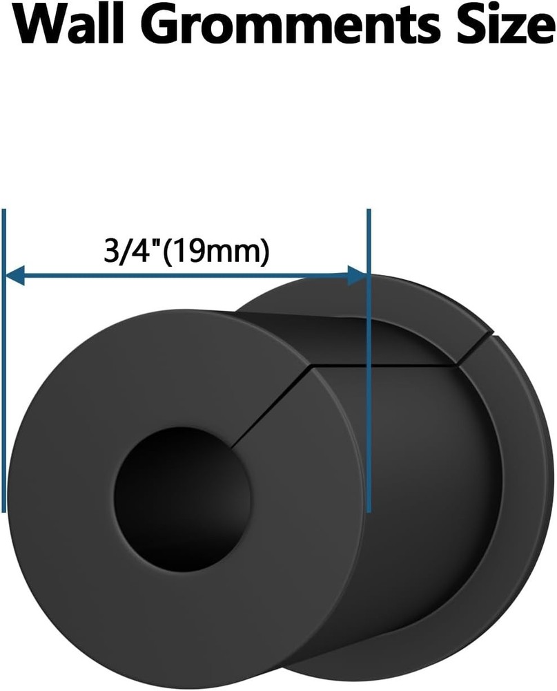 Complete Starlink Cable Pass-Through Kit: 4PCS Grommets & Routing Tools Included