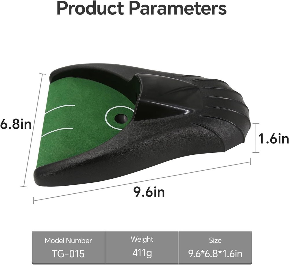 Golf Automatic Putting Cup, Return Putting Machine, Automatic Ball Returner, ...