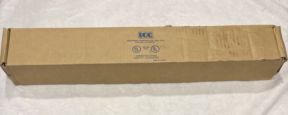 ICC IC110RM100 100-Pair Patch Panel Rack Mountable NEW