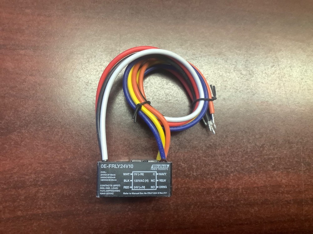 UltraTech 0E-FRLY24V10 10A Multi-Voltage Relay Module OPEN BOX