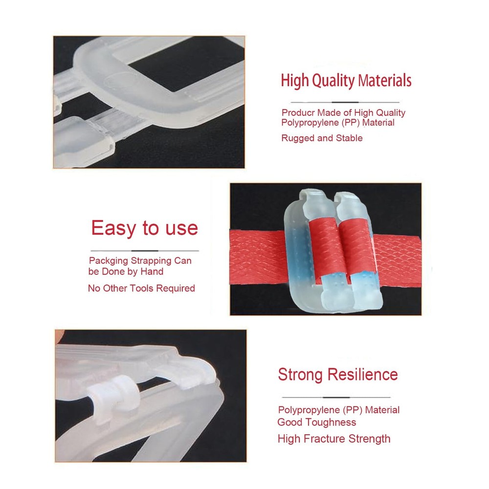 Packing Straps Strapping Tool Kit, Pallet Packaging Banding Strapping Kit, Bo...