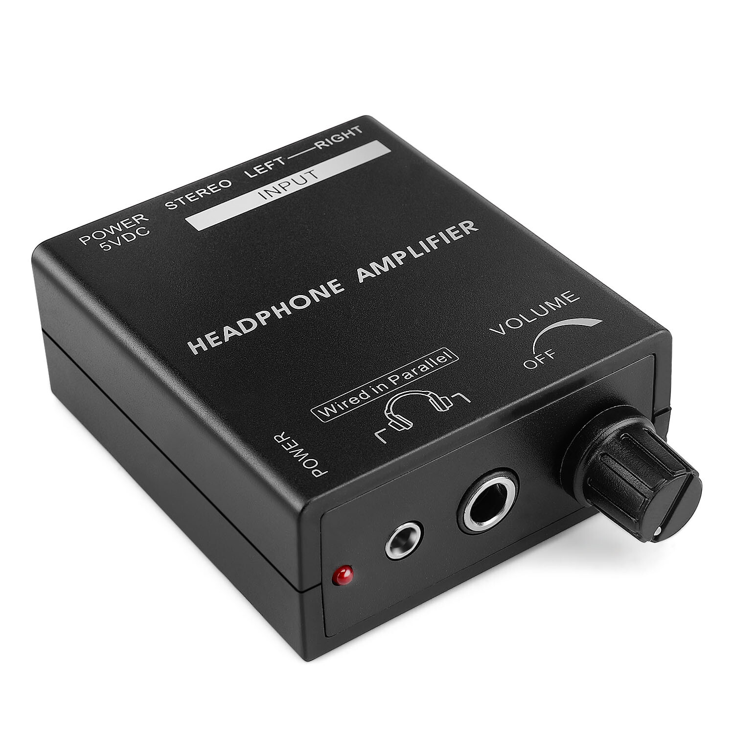 Portable Headphones Amplifier Stereo Headphone Amp Volume Control with RCA Input