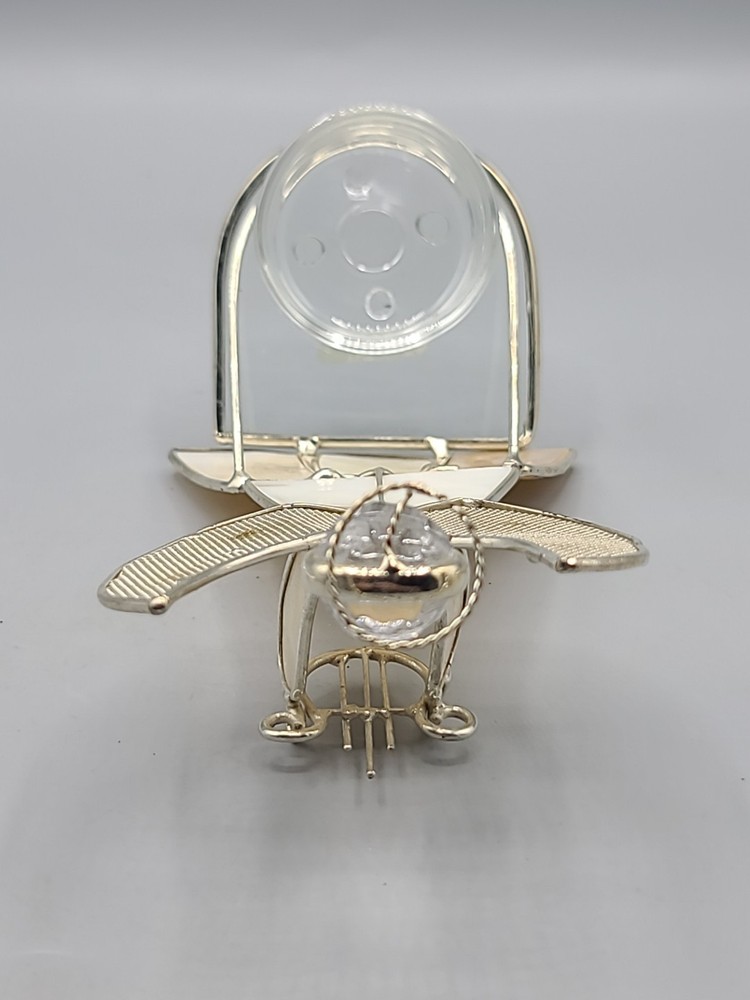 Capriz Shell Angel Tealight Holder 6" Tall